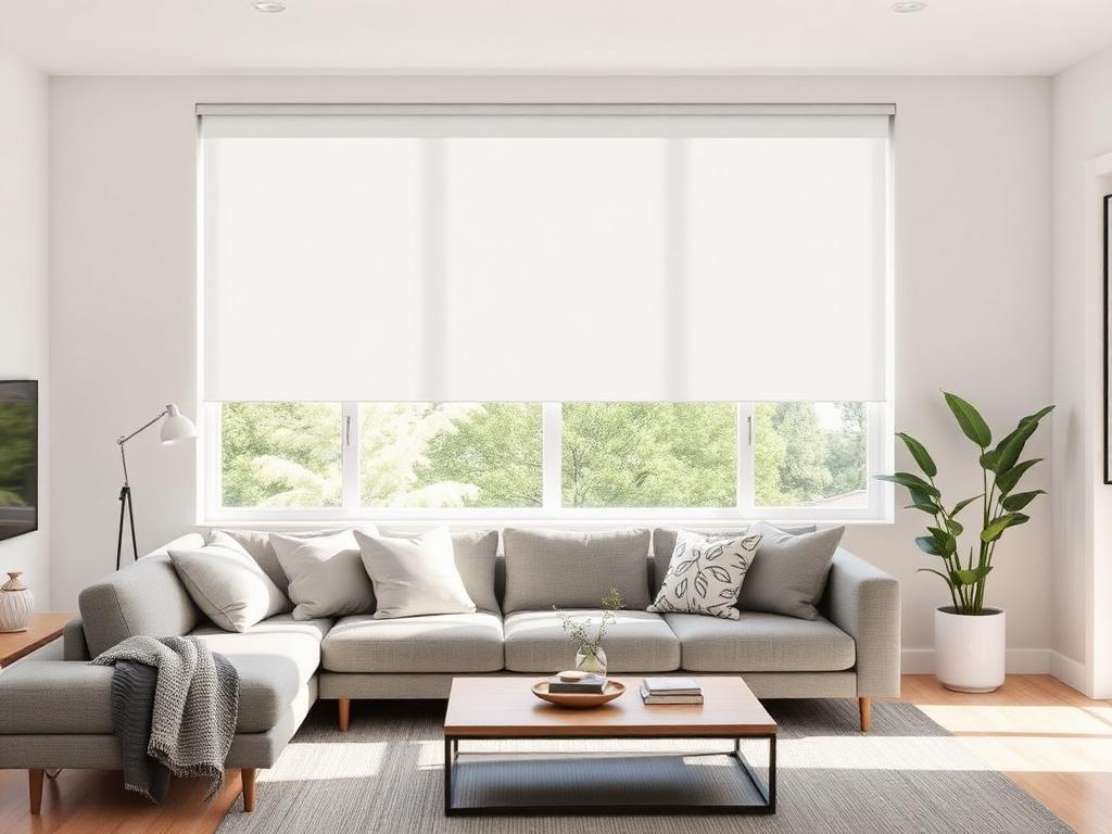 Living Room Roller Shades