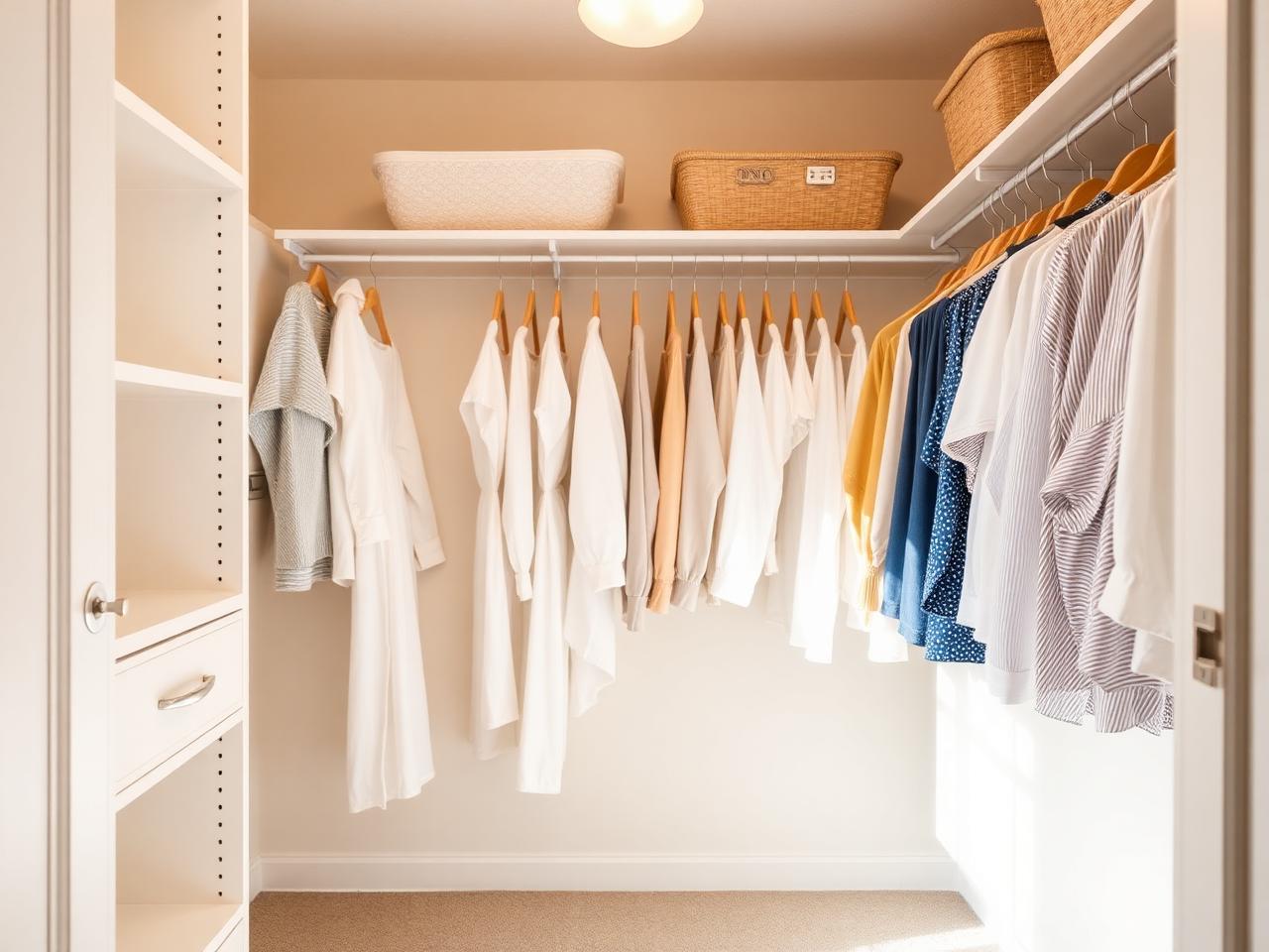 Custom walk-in closet