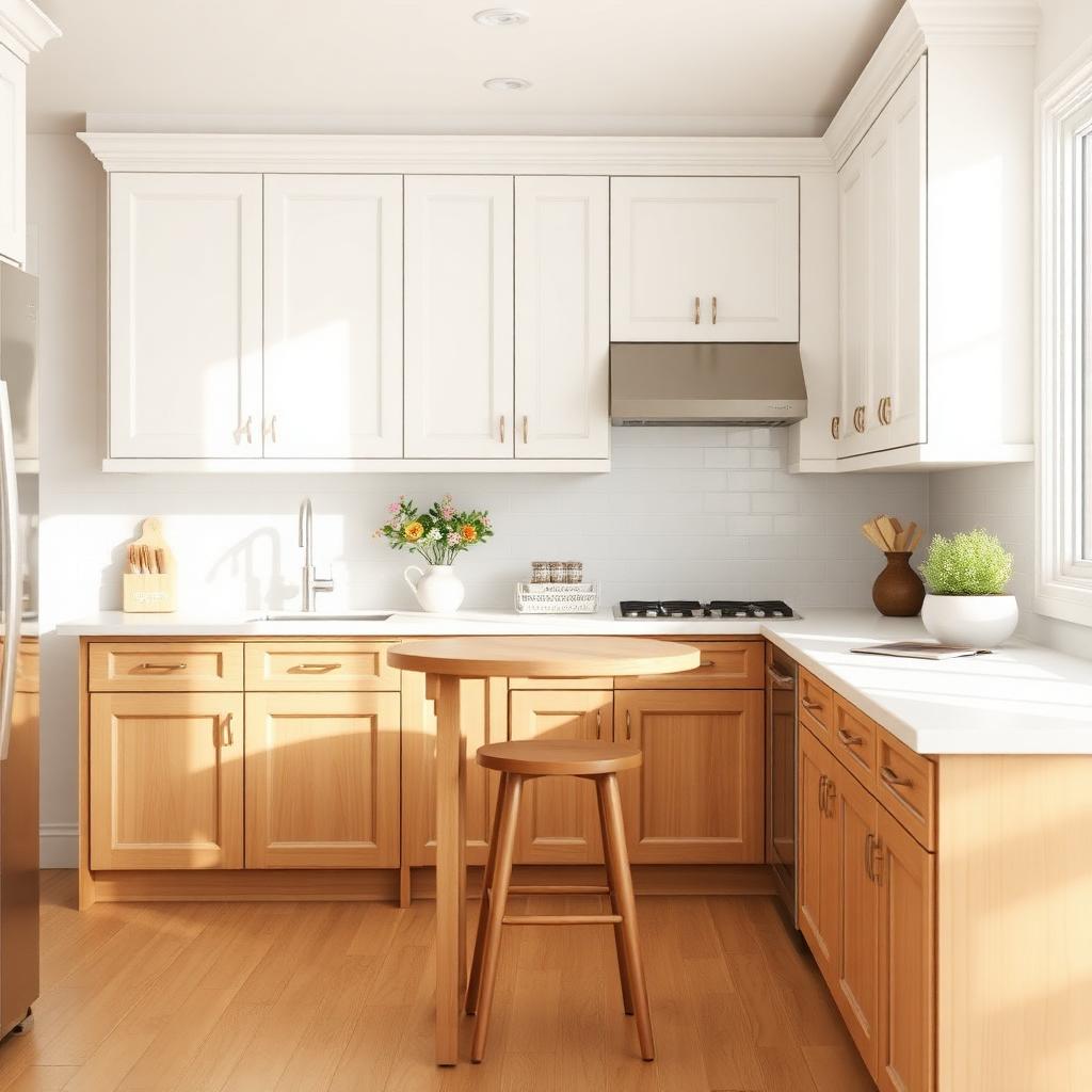 Two-Tone Family Kitchen