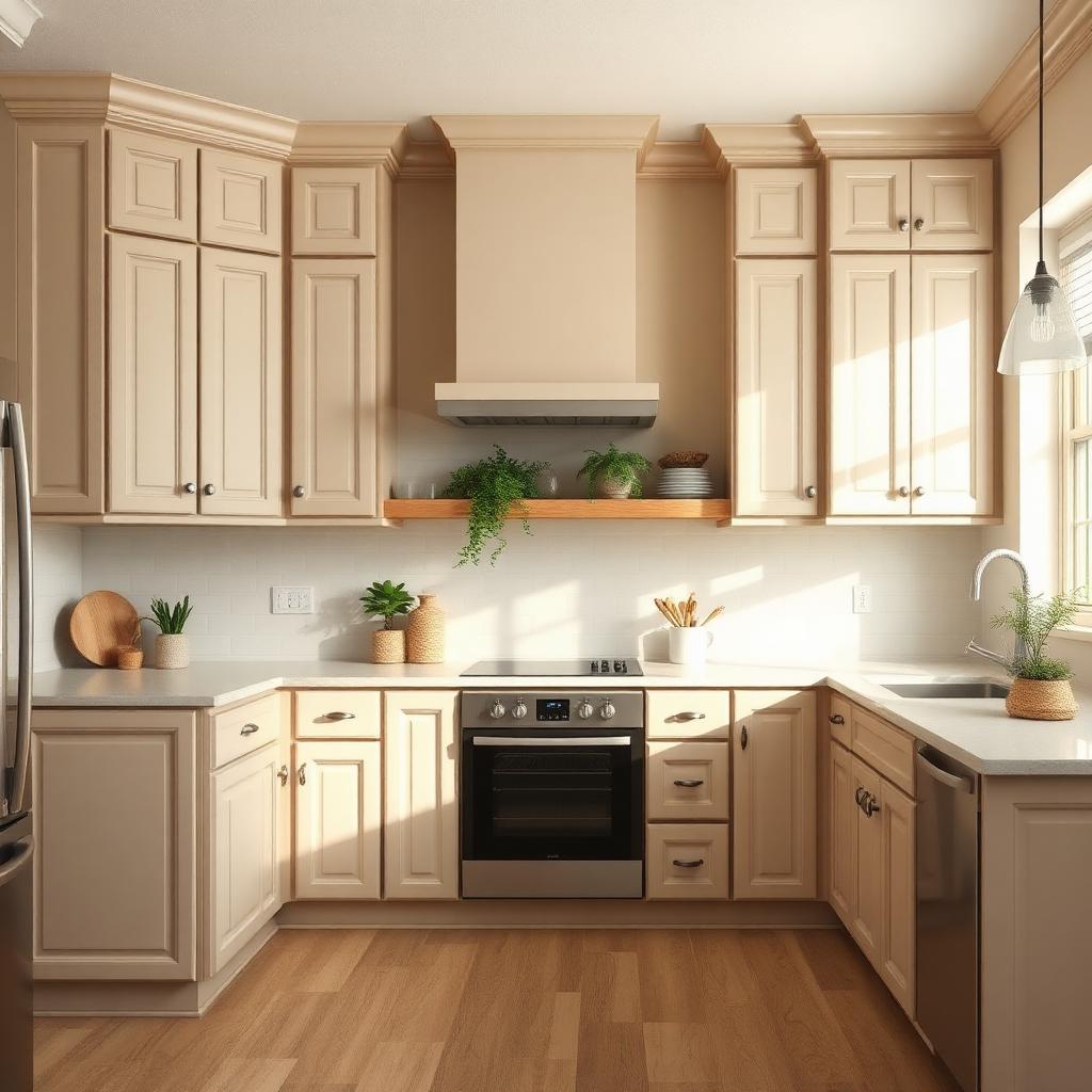Warm Cream Kitchen